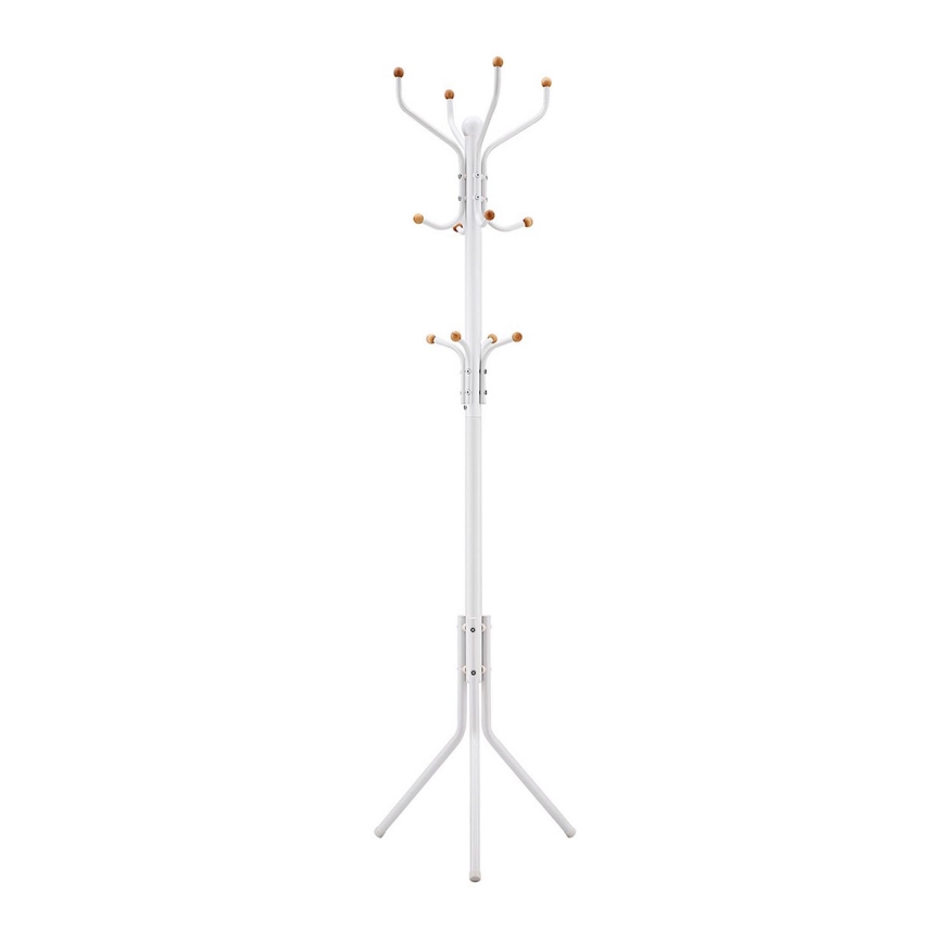 Pastatoma drabužių kabykla LINEA balta