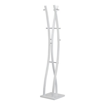 Pastatoma drabužių kabykla VALET 179x35 cm balta