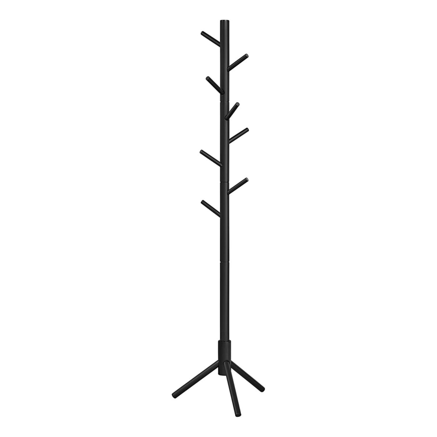 Pastatoma drabužių kabyklė LINEA juoda