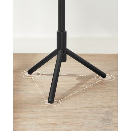 Pastatoma drabužių kabyklė LINEA juoda