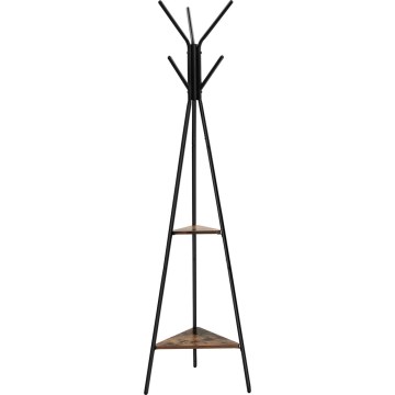 Pastatoma kabykla LINEA, juoda/ruda