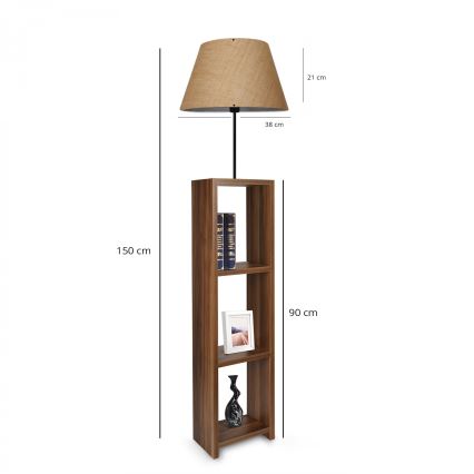 Pastatoma lempa AYD 1xE27/40W/230V ruda