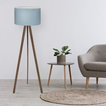 Pastatoma lempa AYD 1xE27/40W/230V ruda/mėlyna