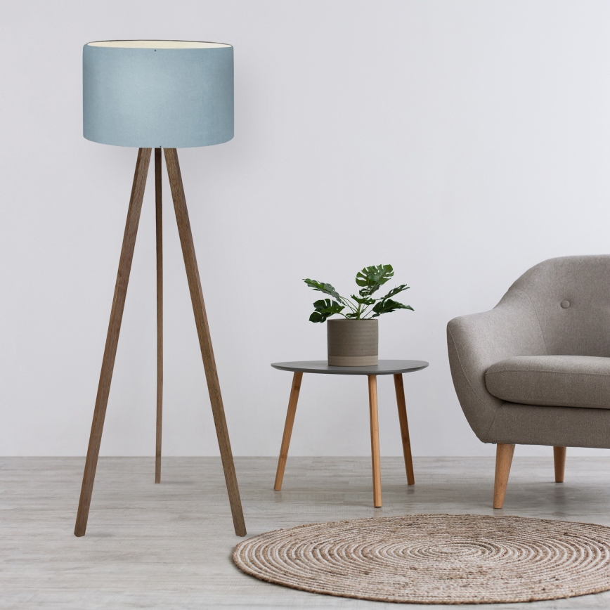 Pastatoma lempa AYD 1xE27/40W/230V ruda/mėlyna