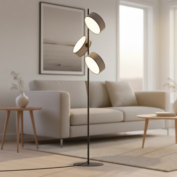 Pastatoma lempa DRUMZ 3xE14/10W/230V pilka