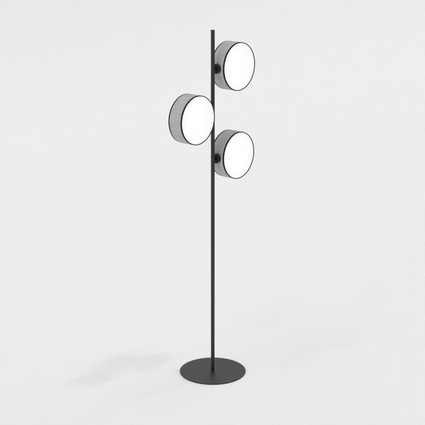 Pastatoma lempa DRUMZ 3xE14/10W/230V pilka