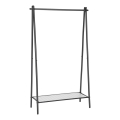 Pastatoma rūbų kabykla LINEA juoda