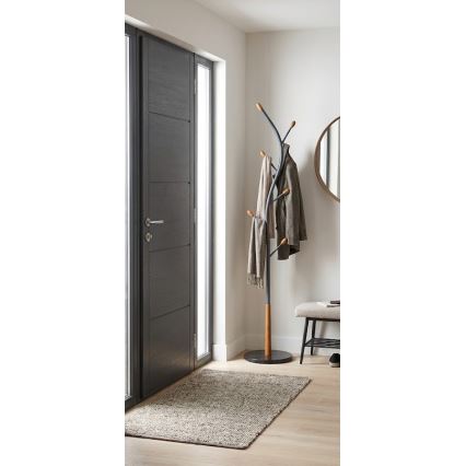 Pastatomas drabužių stovas STILE 186x38 cm juodas