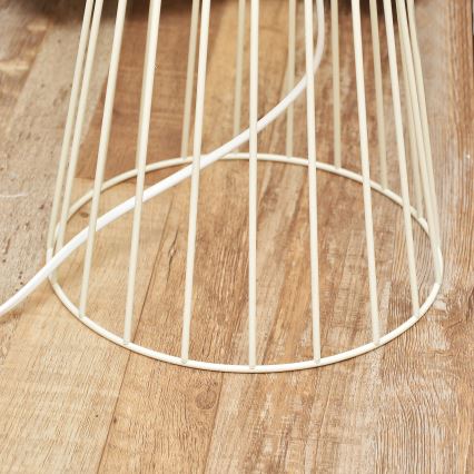 Pastatomas šviestuvas MERCURE 1xE27/15W/230V kreminės spalvos