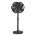 Pastatomas ventiliatorius 120W/230V 2x Ø 40 cm juodas + nuotolinis valdymas