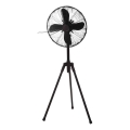 Pastatomas ventiliatorius 50W/230V, 44 cm skersmuo, juodos spalvos