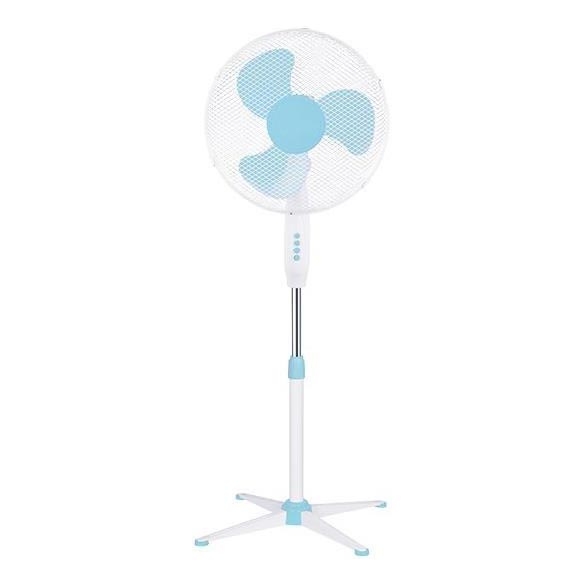 Pastatomas ventiliatorius 60W/230V, skersmuo 40 cm, baltas/mėlynas