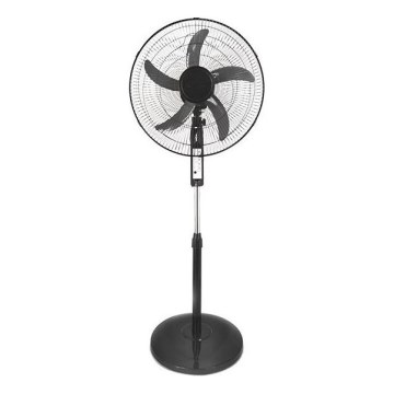 Pastatomas ventiliatorius 60W/230V skersmuo 50 cm juodas + su nuotoliniu pultu