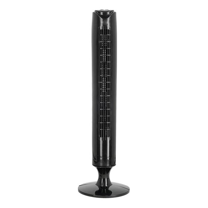 Pastatomas ventiliatorius LISSE 45W/230V 91,4 cm juoda + nuotolinio valdymo pultas