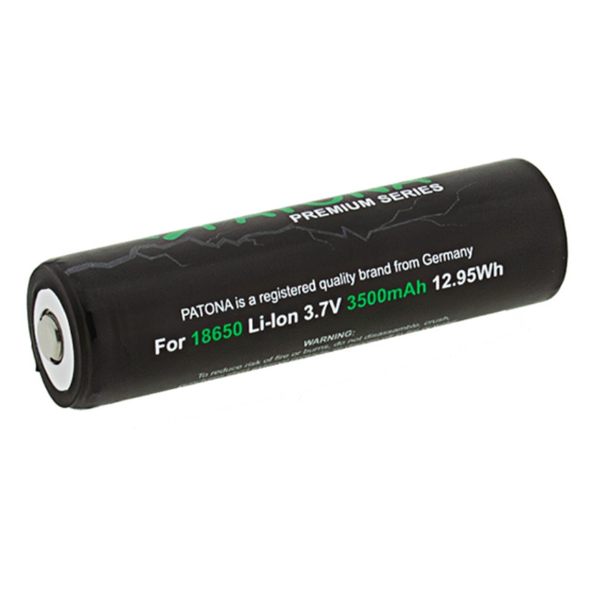 PATONA - 18650 Li-ion baterija 3500 mAh PREMIUM 3,7V
