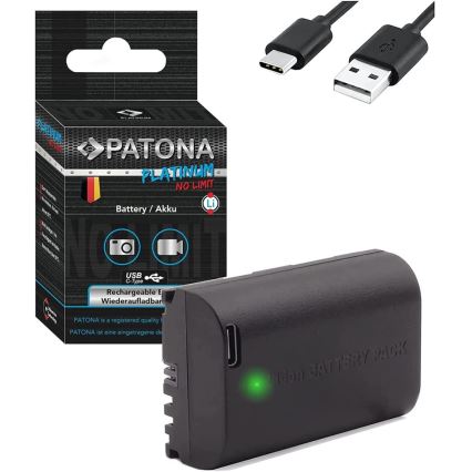 PATONA - Akumuliatorius Canon LP-E6NH 2600mAh Li-Ion Platinum USB-C