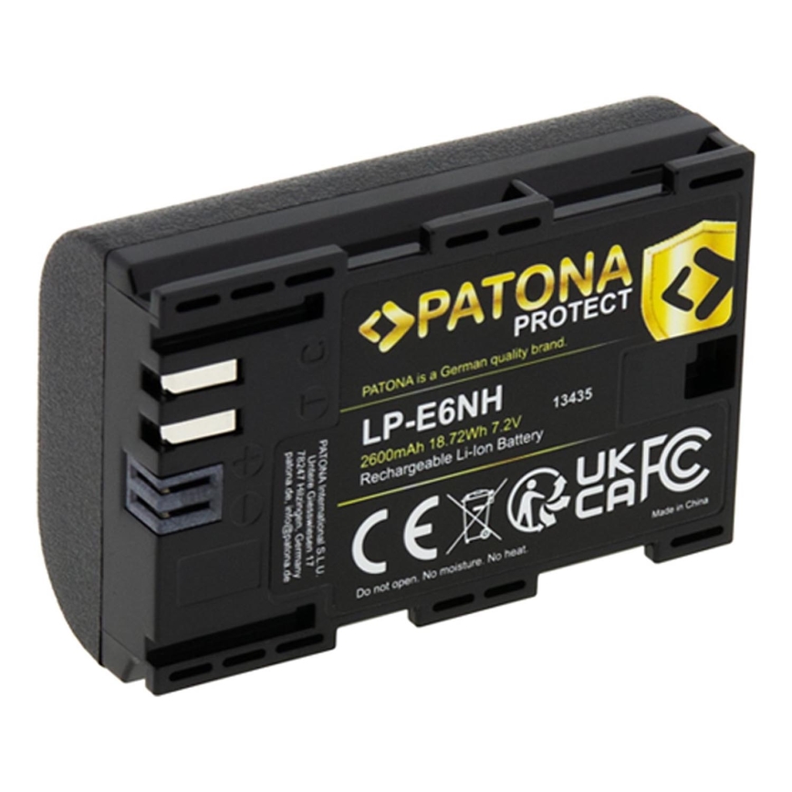 PATONA - Akumuliatorius Canon LP-E6NH 2600mAh Li-Ion Protect EOS R5/R6