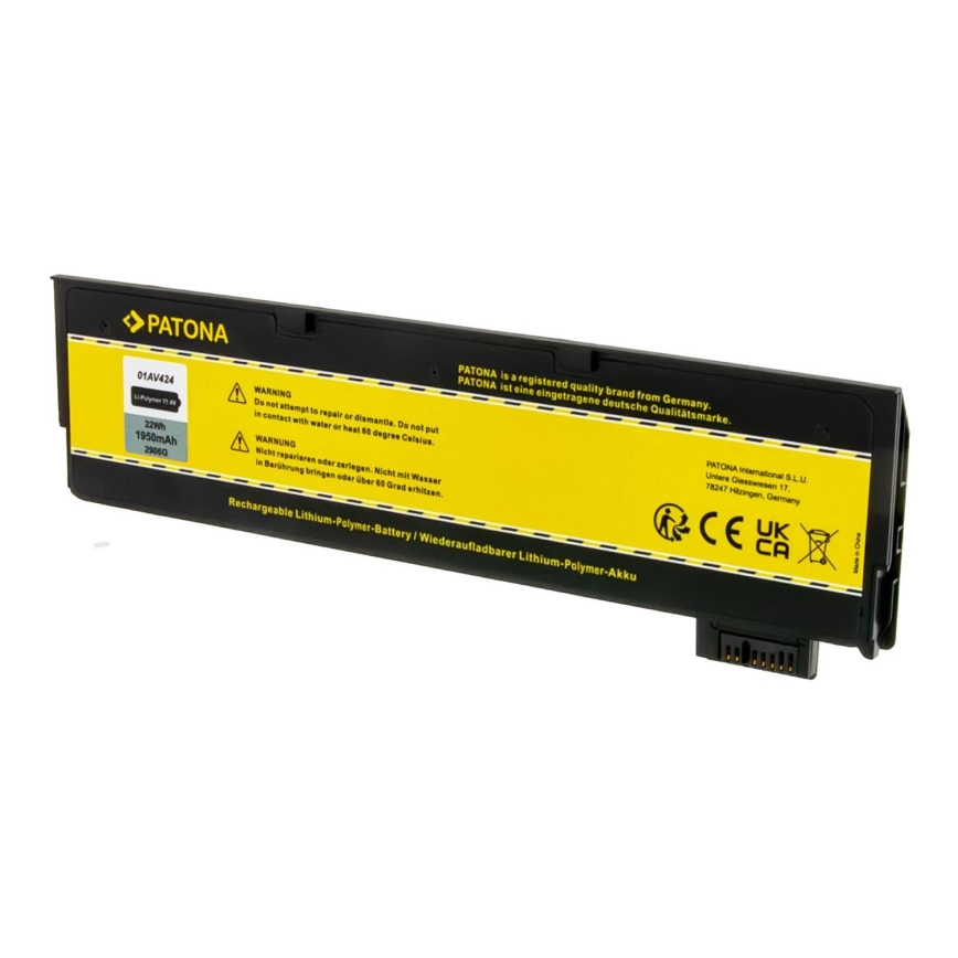 PATONA - Akumuliatorius Lenovo Thinkpad T570/A475 1950mAh Li-Pol 11,4V 01AV424