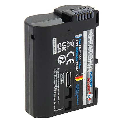 PATONA - Akumuliatorius Nikon EN-EL15C 2600mAh Li-Ion Platinum USB-C