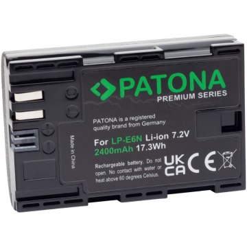 PATONA – Baterija Canon LP-E6N 2400mAh Li-Ion Premium 80D
