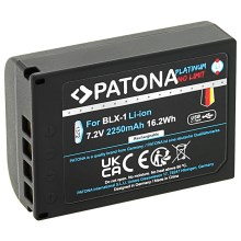 PATONA - Baterija Olympus BLX-1 2400mAh Li-Ion Platinum USB-C įkrovimas