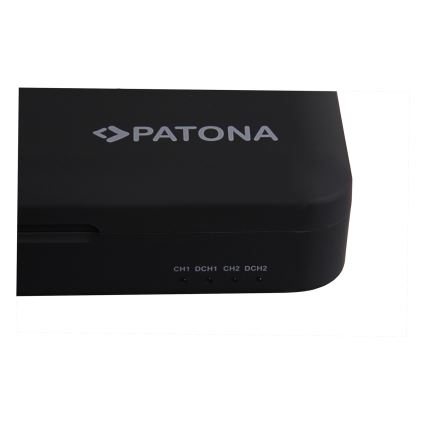 PATONA – Foto Dual Canon LP-E6/LP-E6N/LP-E6NH įkroviklis su maitinimo bloku