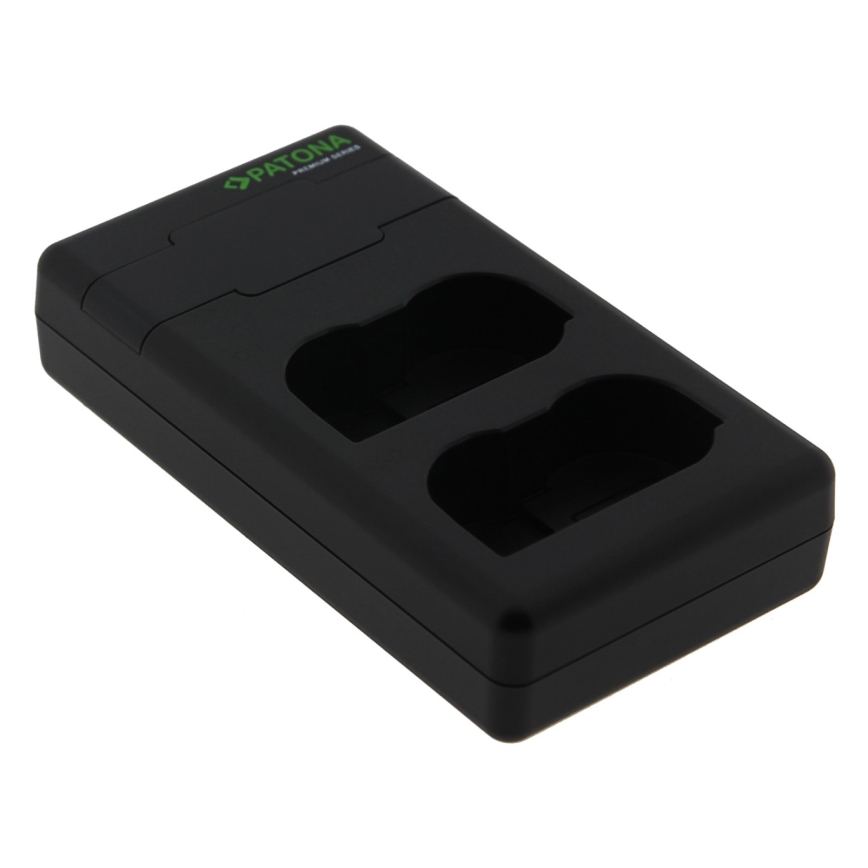 PATONA - Greitas įkroviklis Dual Nikon EN-EL15/EN-EL15C + USB-C laidas 0,6m