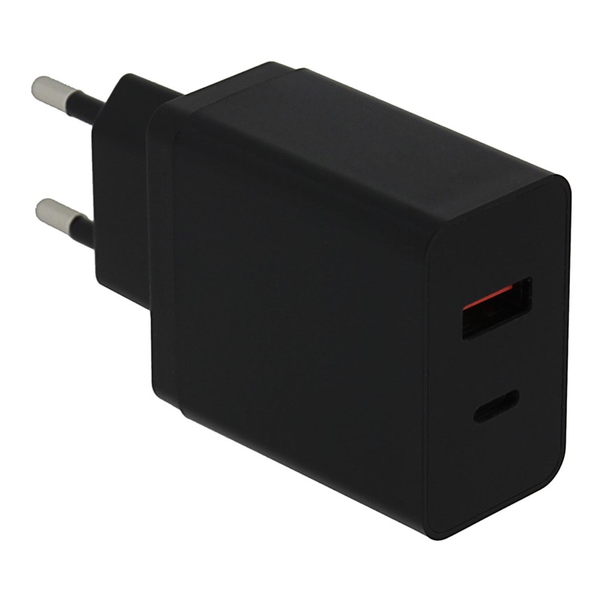 PATONA – Įkrovimo adapteris 1xUSB-C/1xUSB-A Maitinimo tiekimas 36W/230V