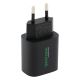 PATONA - Įkrovimo adapteris USB-C Power delivery 20W/230V juoda