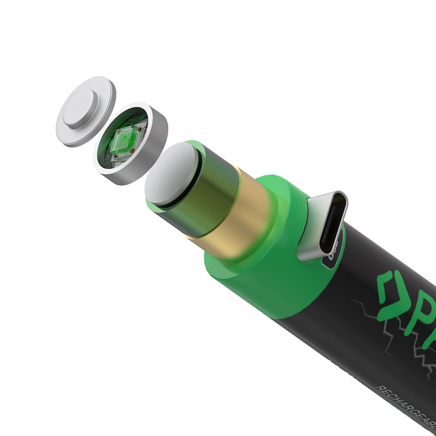 PATONA - KOMPLEKTAS 4x Akumuliatorius AA/LR6 Li-Pol 2000mAh 1,5Vs Su USB-C įkrovimas