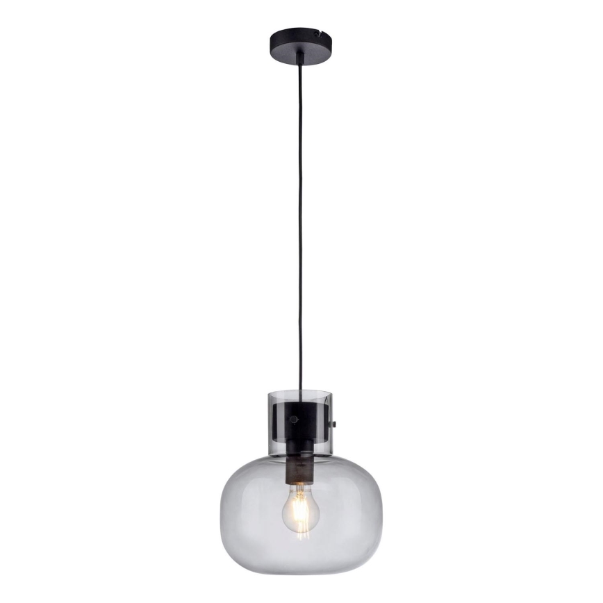 Paul Neuhaus 2003-25 - Pakabinamas sietynas SHITAKE 1xE27/10W/230V diametras 25 cm dūminis