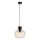 Paul Neuhaus 2003-27 - Pakabinamas sietynas SHITAKE 1xE27/10W/230V diametras 25 cm dūminis