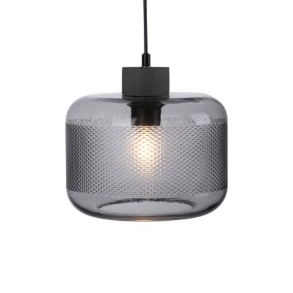Paul Neuhaus 2005-25 - Pakabinamas sietynas BOLETUS 1xE27/10W/230V diametras 23,5 cm pilka