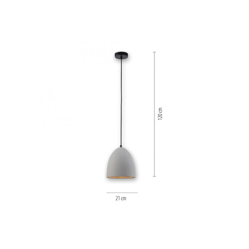 Paul Neuhaus 2231-22 - Pakabinamas sietynas ETON 1xE27/40W/230V betonas