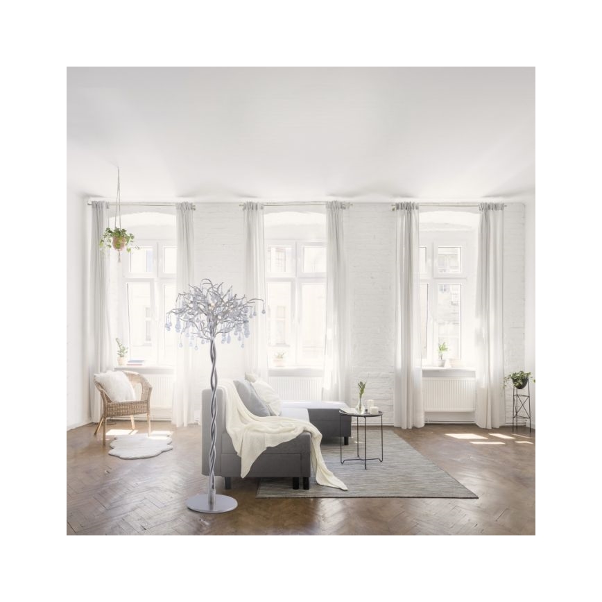 Paul Neuhaus 232-55 - Toršeras ICICLE 5xG9/40W230V blizgus chromas