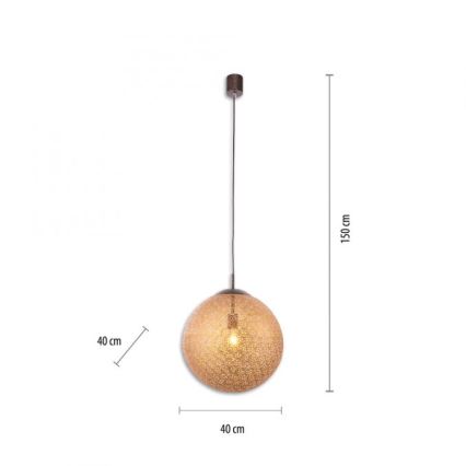 Paul Neuhaus 2421-48 - Pakabinamas sietynas GRETA 1xE27/60W/230V diametras 40 cm