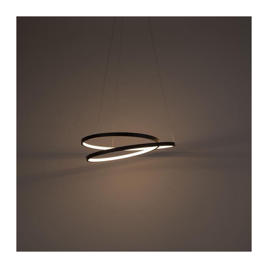 Paul Neuhaus 2472-18 - LED Reguliuojamas pakabinamas sietynas ROMAN LED/30W/230V juodas