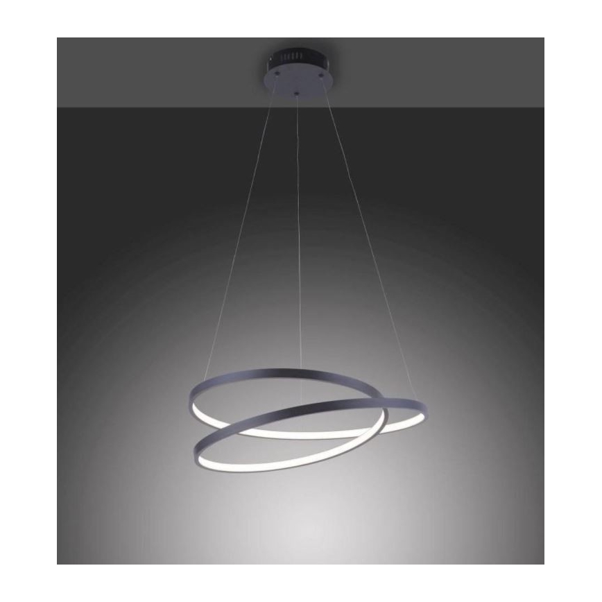 Paul Neuhaus 2472-18 - LED Reguliuojamas pakabinamas sietynas ROMAN LED/30W/230V juodas