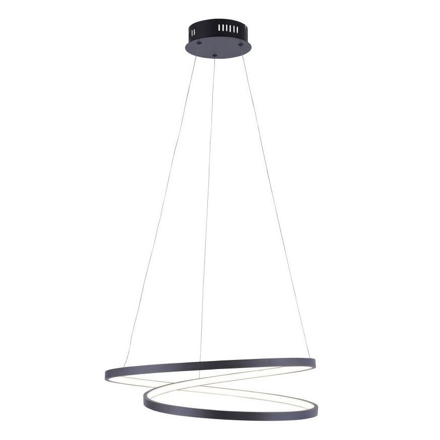 Paul Neuhaus 2472-18 - LED Reguliuojamas pakabinamas sietynas ROMAN LED/30W/230V juodas