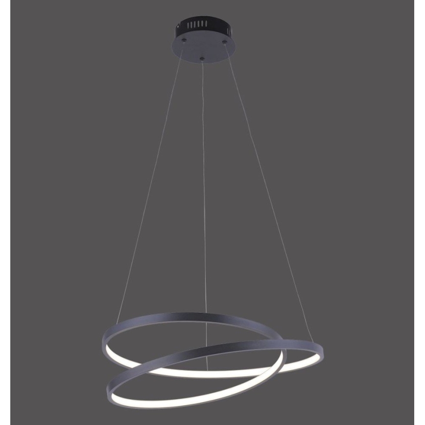 Paul Neuhaus 2472-18 - LED Reguliuojamas pakabinamas sietynas ROMAN LED/30W/230V juodas