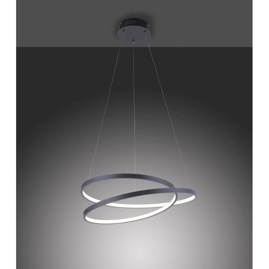 Paul Neuhaus 2472-18 - LED Reguliuojamas pakabinamas sietynas ROMAN LED/30W/230V juodas