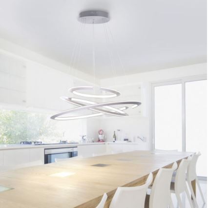 Paul Neuhaus 2493-55 - LED reguliuojamas pakabinamas šviestuvas ant laido ALESSA 3xLED/38W/230V + nuotolinis valdymas