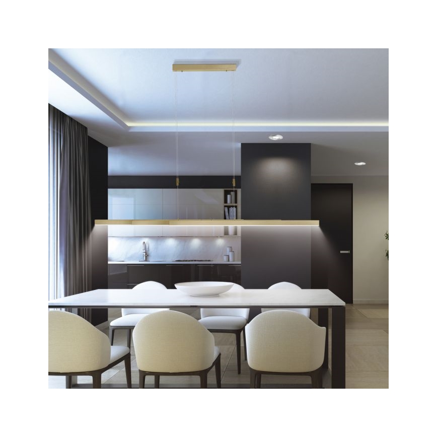 Paul Neuhaus 2568-60 - LED Reguliuojamas pakabinamas sietynas ADRIANA LED/14W/230V  2700-5000K žalvaris