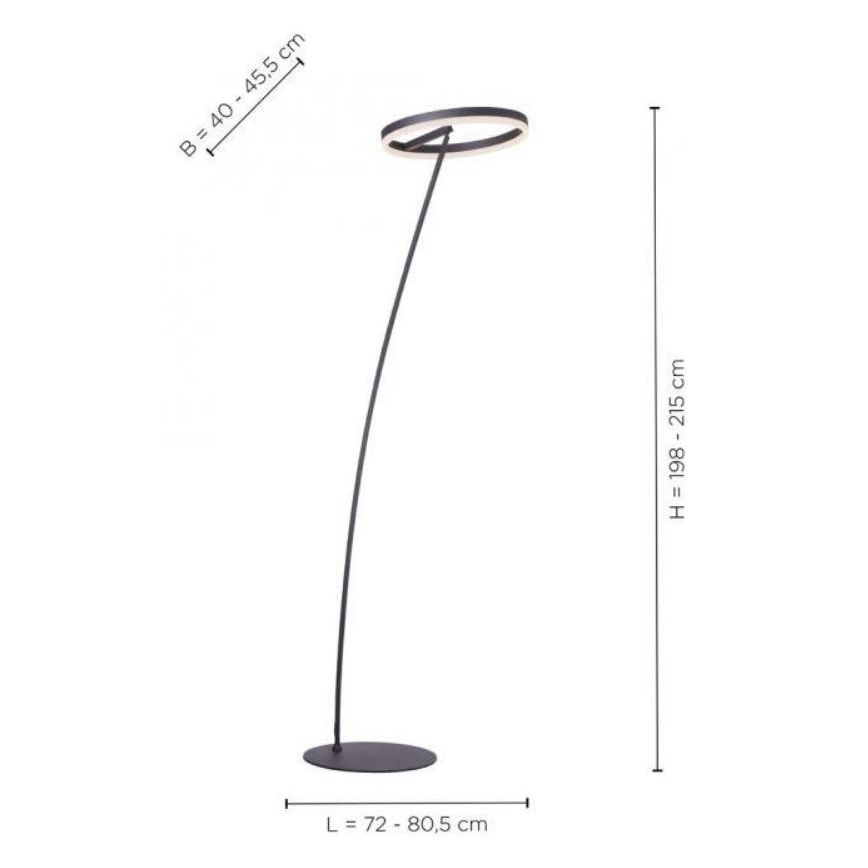 Paul Neuhaus 381-13 - LED Reguliuojamas toršeras TITUS LED/19,5W/230V