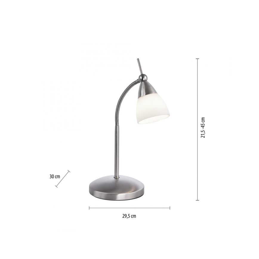 Paul Neuhaus 4001-55 -LED pritemdomas stalinis šviestuvas PINO 1xG9/3W/230V matinis chromas