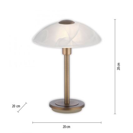 Paul Neuhaus 4026-11 - LED pritemdomas, liečiamas stalinis šviestuvas ENOVA 1xG9/2,6W/230V