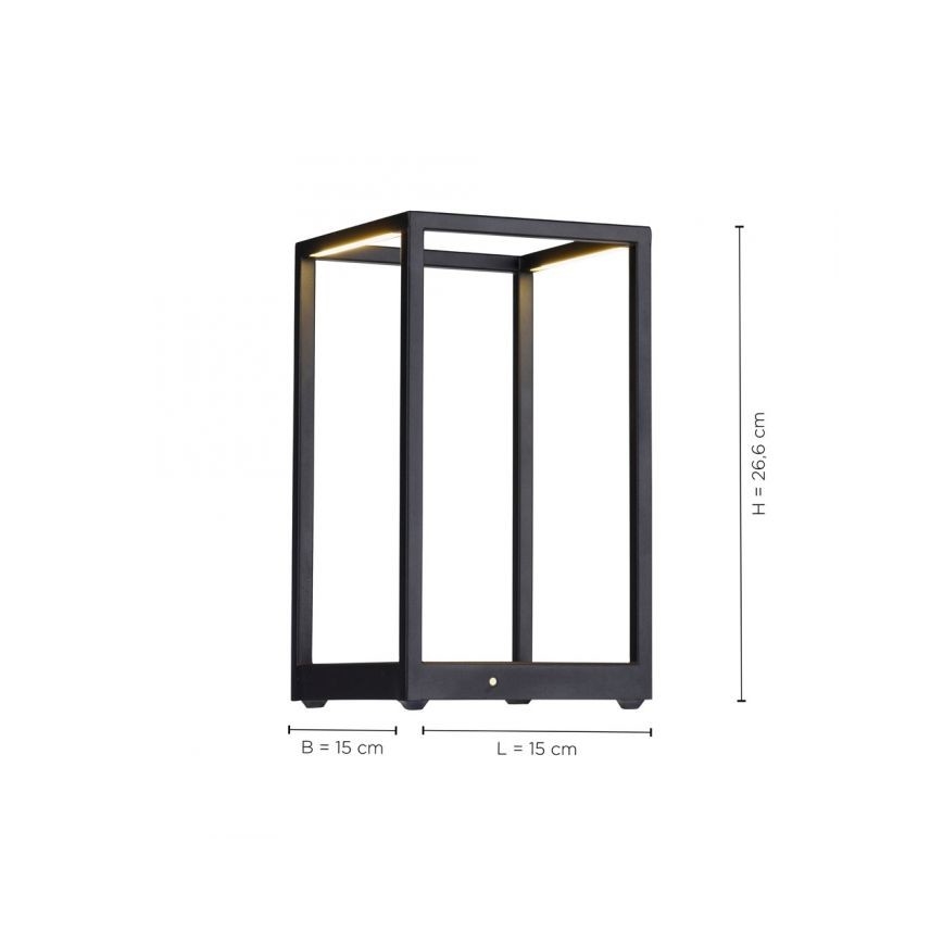 Paul Neuhaus 4401-18 - LED Reguliuojama stalinė lempa CONTURA 2xLED/2,2W/230V