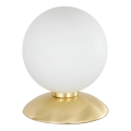 Paul Neuhaus 4437-60 - Dimeriuojama jutiklinė stalinė lempa BUBBA 1xG9/28W/230V auksinė