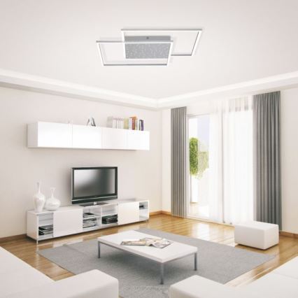 Paul Neuhaus 6024-55 - LED Reguliuojamas ant pagrindo montuojamas sietynas YUKI LED/49W/230V + valdymo pultas