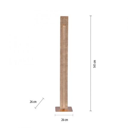 Paul Neuhaus 603-12 - LED Toršeras NEVIS LED/27W/230V